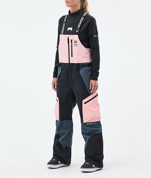 Montec Dozer W Lumilautailuhousut Naiset Soft Pink/Black/Metal Blue