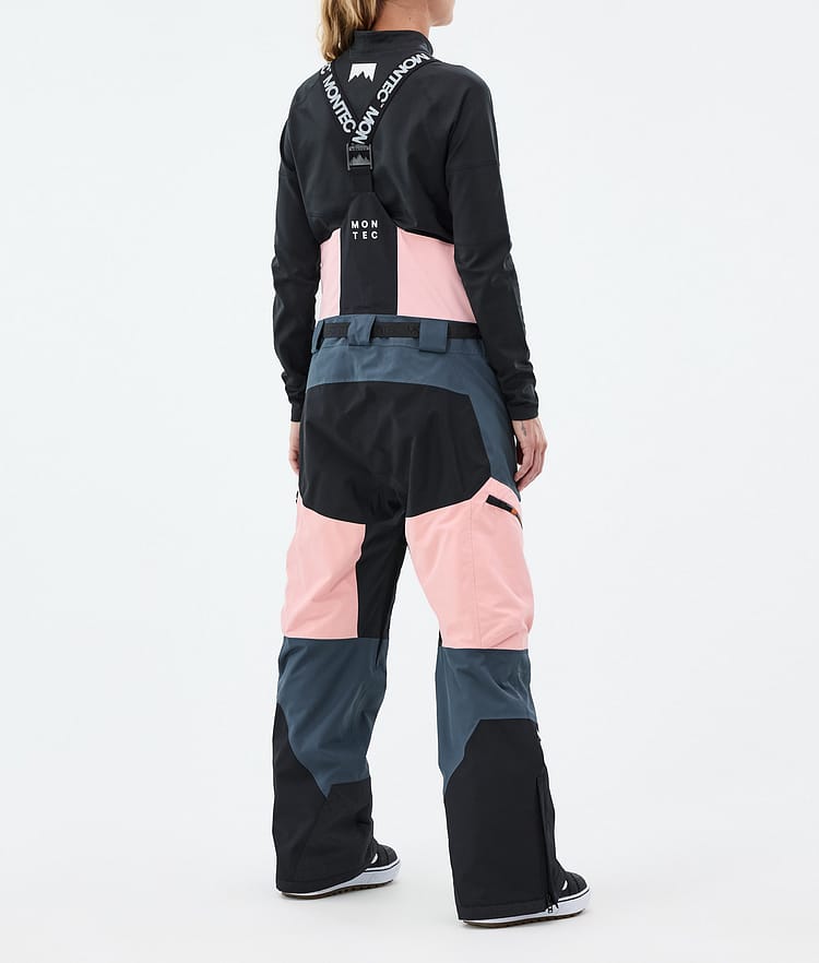 Montec Dozer W Lumilautailuhousut Naiset Soft Pink/Black/Metal Blue, Kuva 3 / 6