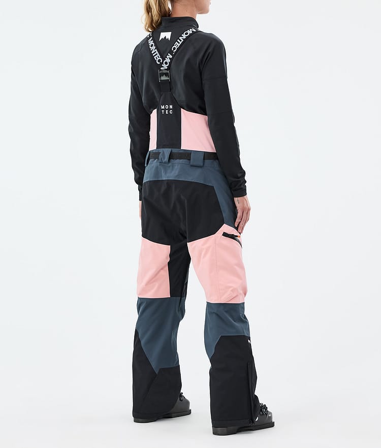 Montec Dozer W Lasketteluhousut Naiset Soft Pink/Black/Metal Blue, Kuva 3 / 6