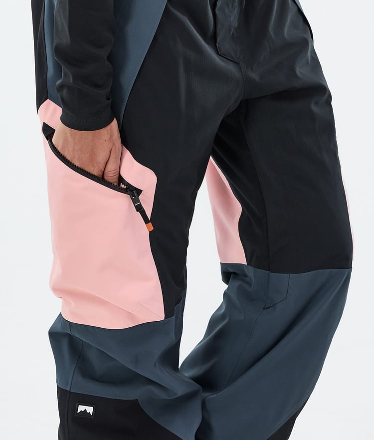 Montec Dozer W Lumilautailuhousut Naiset Soft Pink/Black/Metal Blue, Kuva 6 / 6
