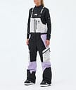 Montec Dozer W Lumilautailuhousut Naiset Light Grey/Black/Faded Violet
