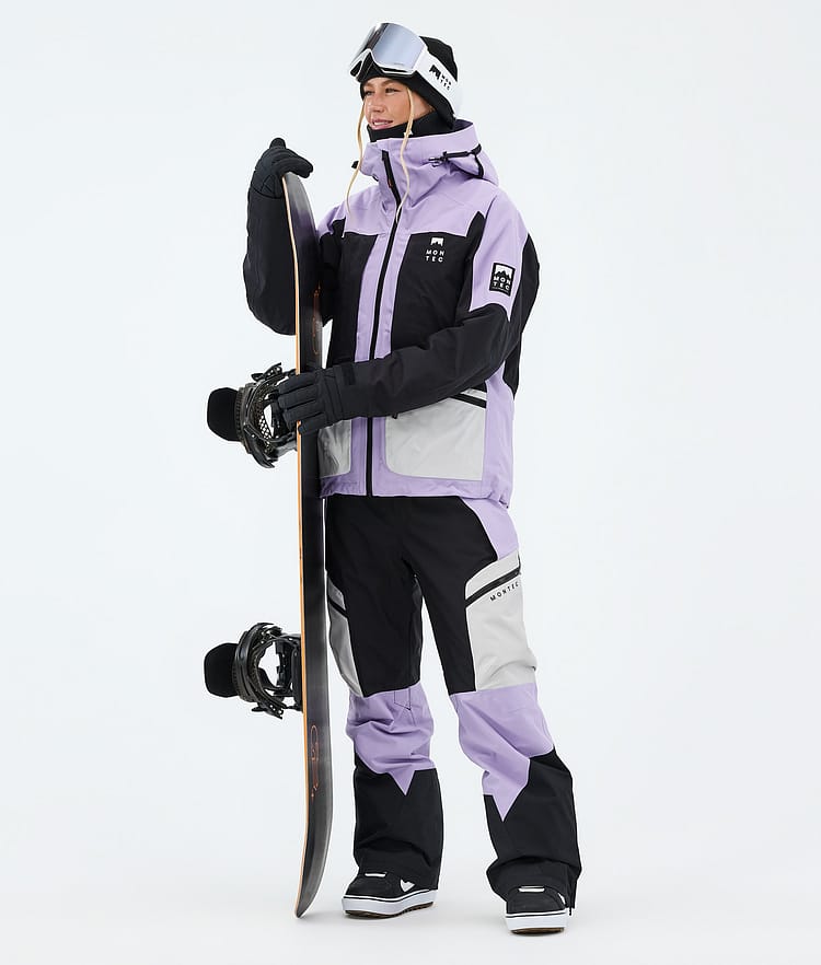 Montec Dozer W Lumilautailuhousut Naiset Light Grey/Black/Faded Violet, Image 2 of 7