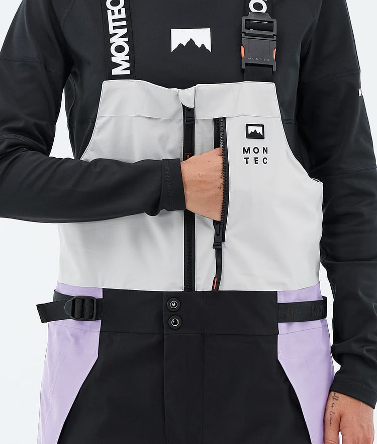 Montec Dozer W Lasketteluhousut Naiset Light Grey/Black/Faded Violet, Image 6 of 7