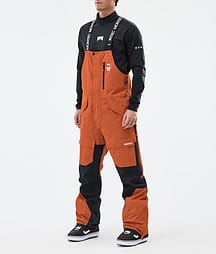 Montec Fawk Lumilautailuhousut Miehet Burned Orange/Black