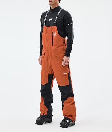 Montec Fawk Lasketteluhousut Miehet Burned Orange/Black
