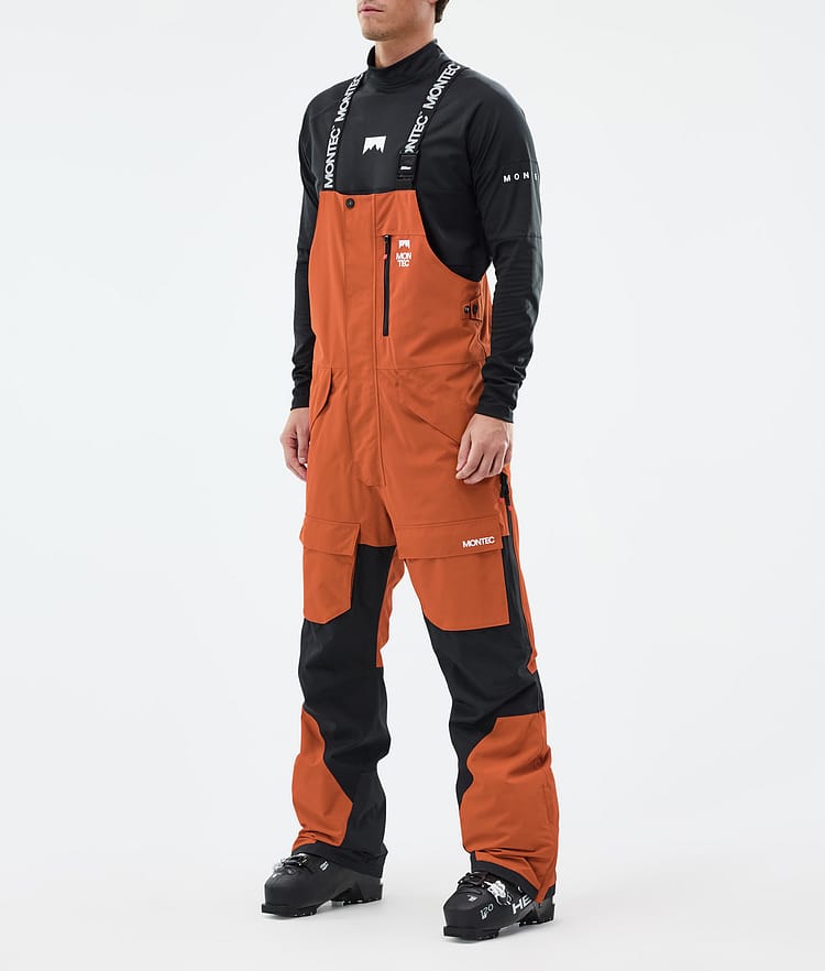 Montec Fawk Lasketteluhousut Miehet Burned Orange/Black, Kuva 1 / 6