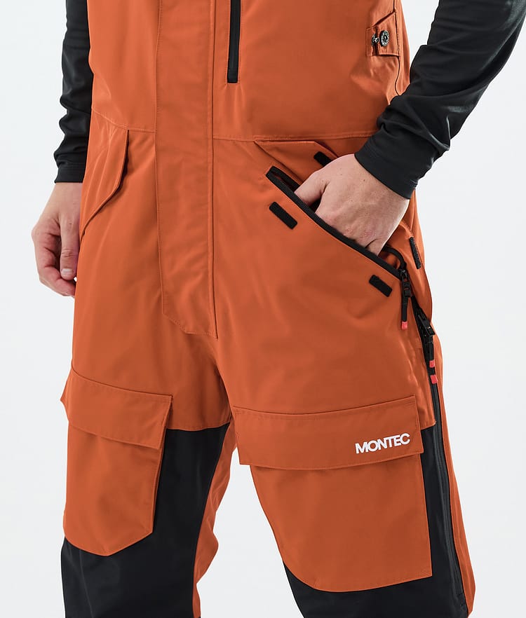 Montec Fawk Lasketteluhousut Miehet Burned Orange/Black, Kuva 4 / 6