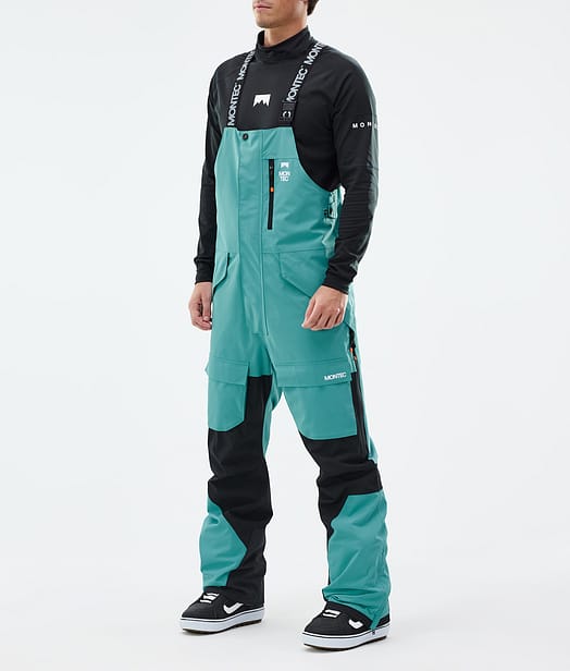 Montec Fawk Lumilautailuhousut Miehet Turquoise/Black
