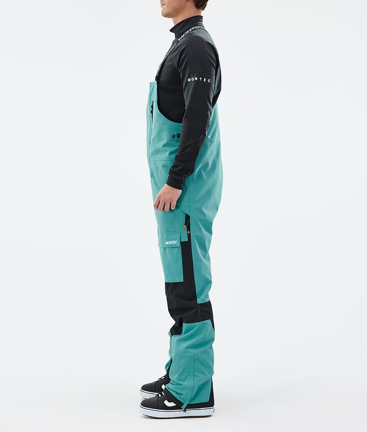 Montec Fawk Lumilautailuhousut Miehet Turquoise/Black, Kuva 2 / 6