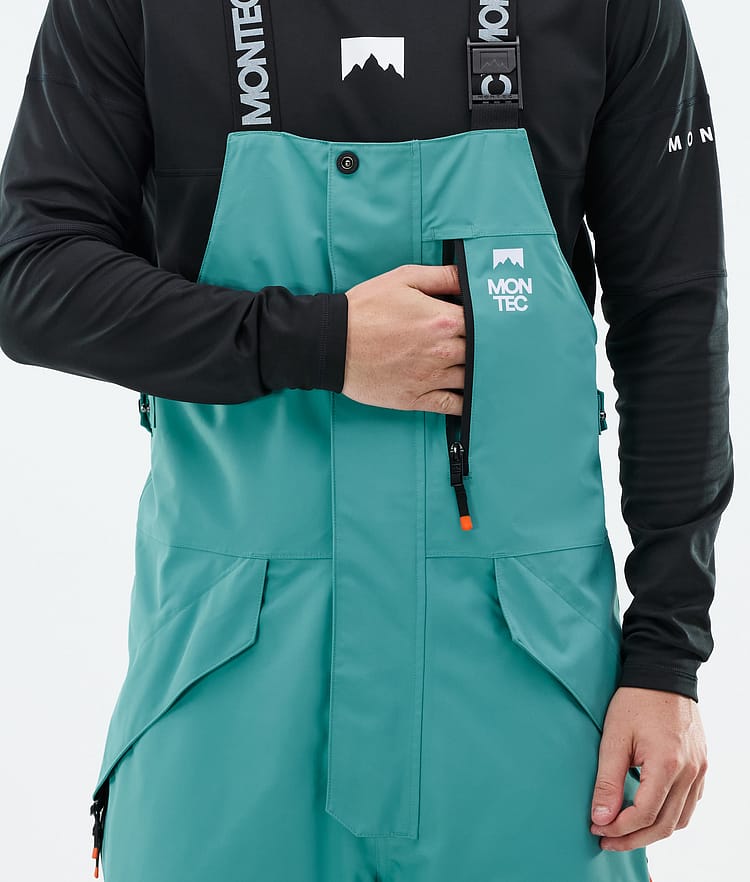 Montec Fawk Lumilautailuhousut Miehet Turquoise/Black, Kuva 5 / 6
