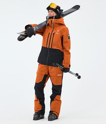 Montec Moss W Laskettelu Outfit Burned Orange/Black