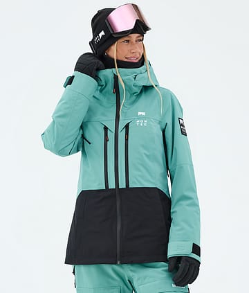 Montec Moss W Lumilautailutakki Turquoise/Black