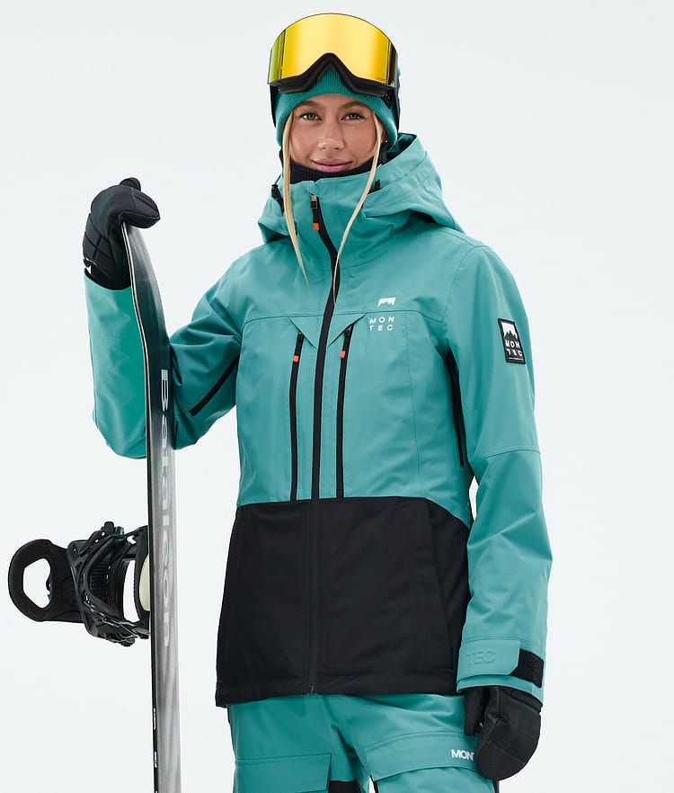 Montec Moss W Lumilautailutakki Naiset Turquoise/Black, Kuva 1 / 10