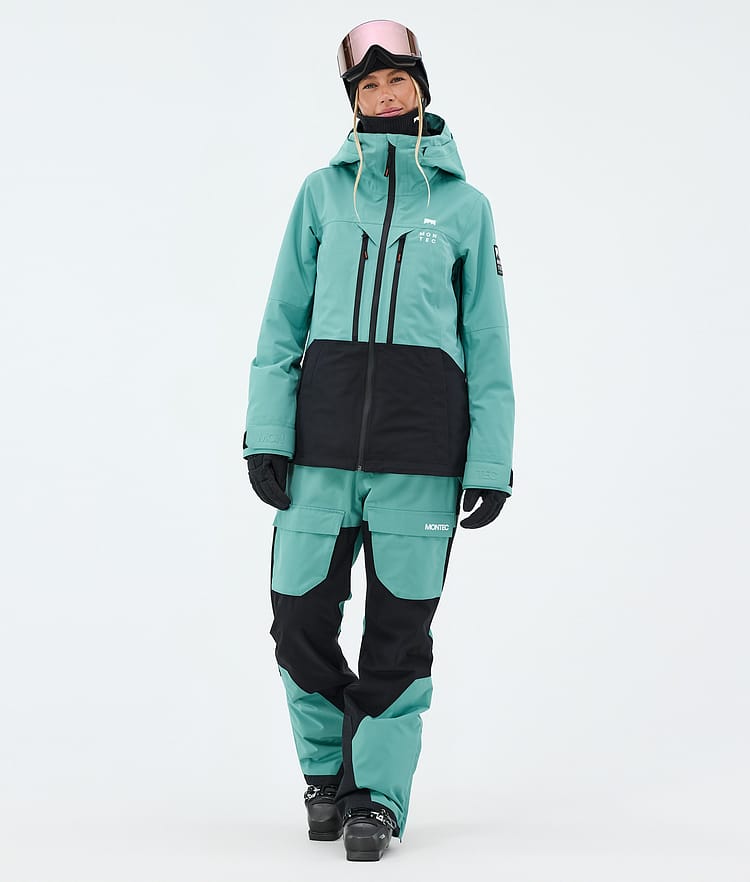 Montec Moss W Laskettelutakki Naiset Turquoise/Black, Image 2 of 9