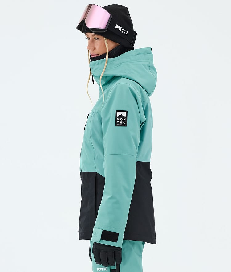 Montec Moss W Lumilautailutakki Naiset Turquoise/Black, Image 5 of 9