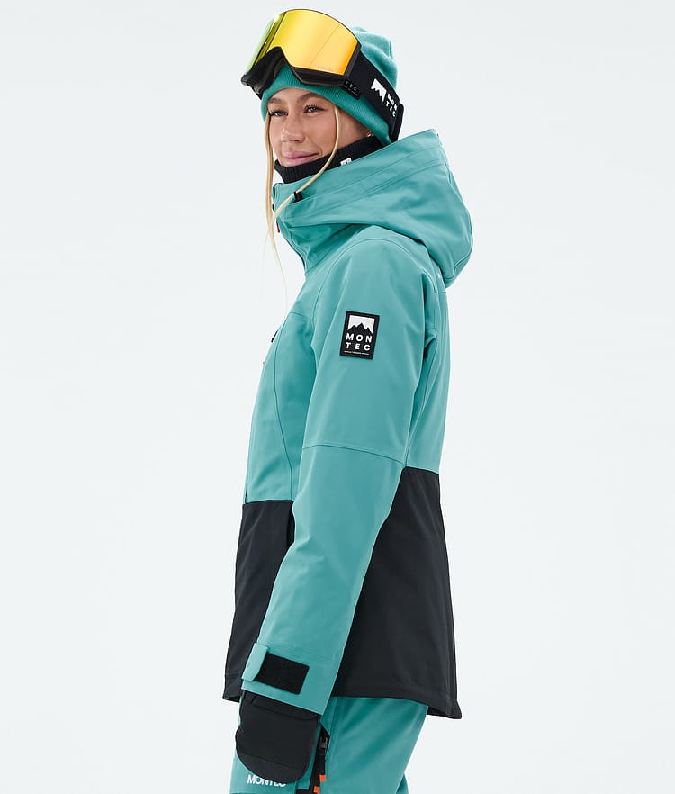 Montec Moss W Laskettelutakki Naiset Turquoise/Black, Kuva 6 / 10