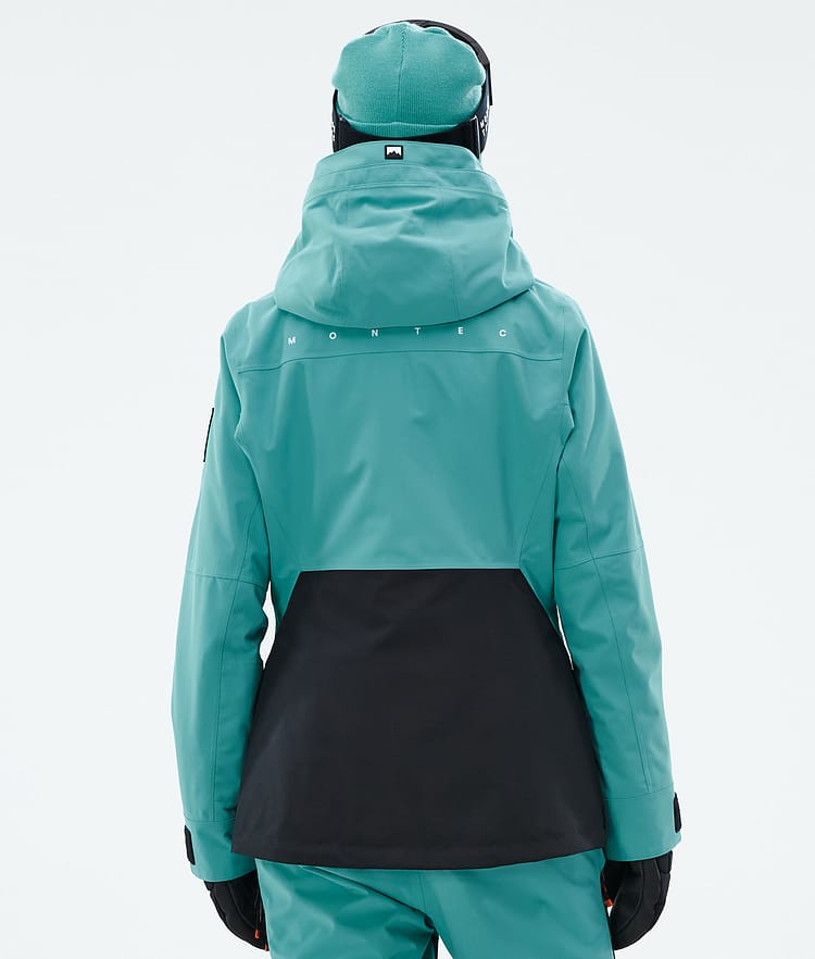 Montec Moss W Laskettelutakki Naiset Turquoise/Black, Kuva 7 / 10