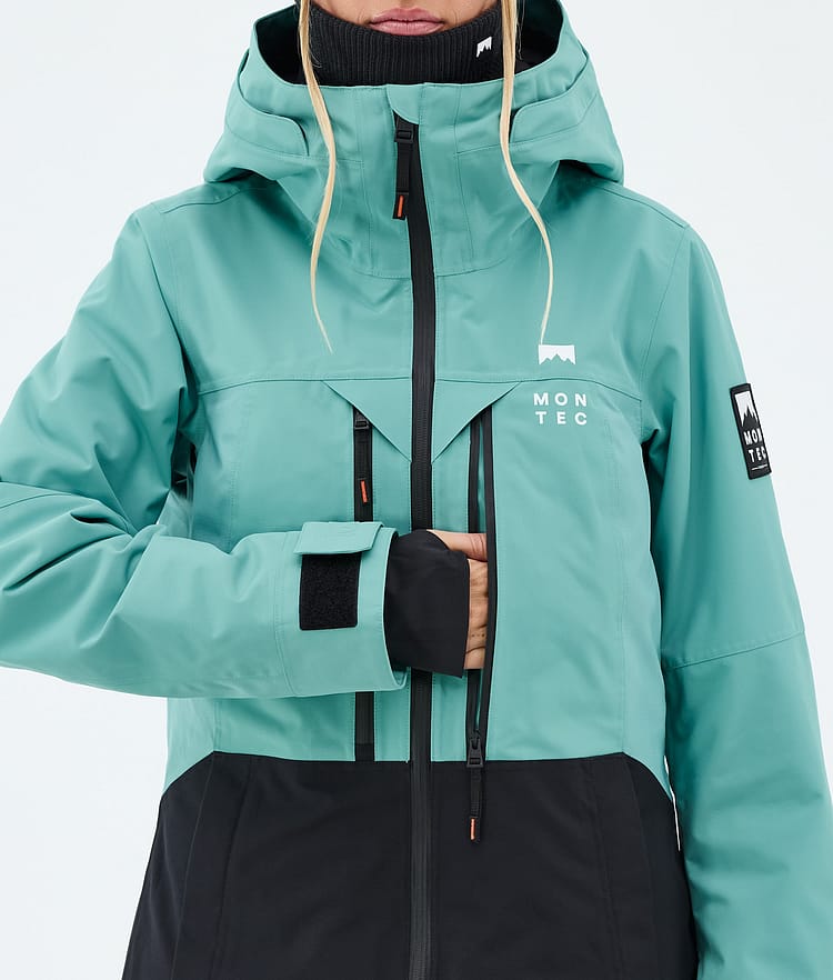 Montec Moss W Lumilautailutakki Naiset Turquoise/Black, Image 8 of 9