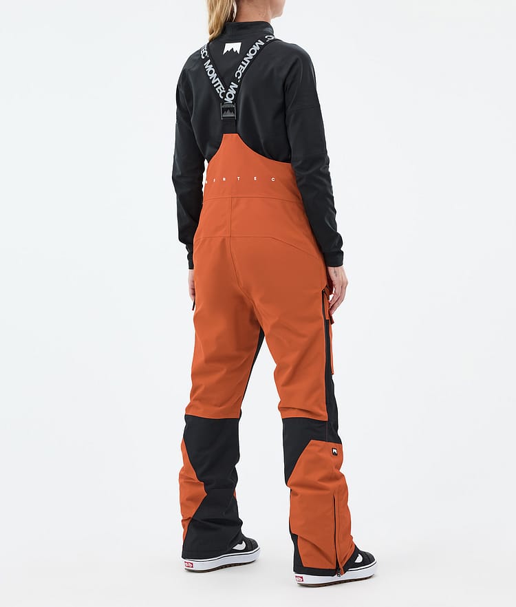 Montec Fawk W Lumilautailuhousut Naiset Burned Orange/Black, Kuva 3 / 6