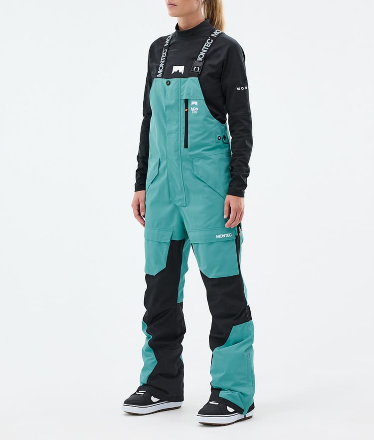 Montec Fawk W Lumilautailuhousut Naiset Turquoise/Black, Kuva 1 / 7