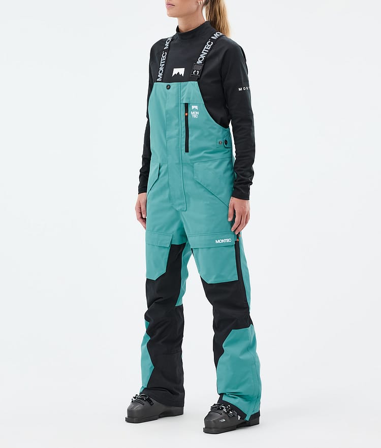 Montec Fawk W Lasketteluhousut Naiset Turquoise/Black, Kuva 1 / 7
