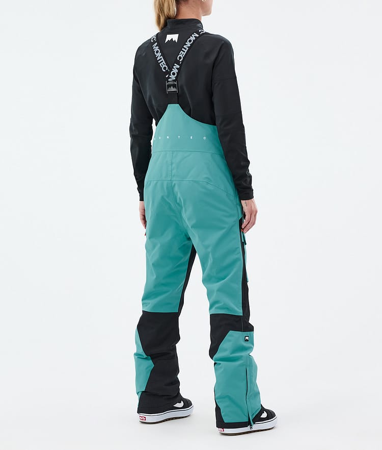 Montec Fawk W Lumilautailuhousut Naiset Turquoise/Black, Kuva 4 / 7