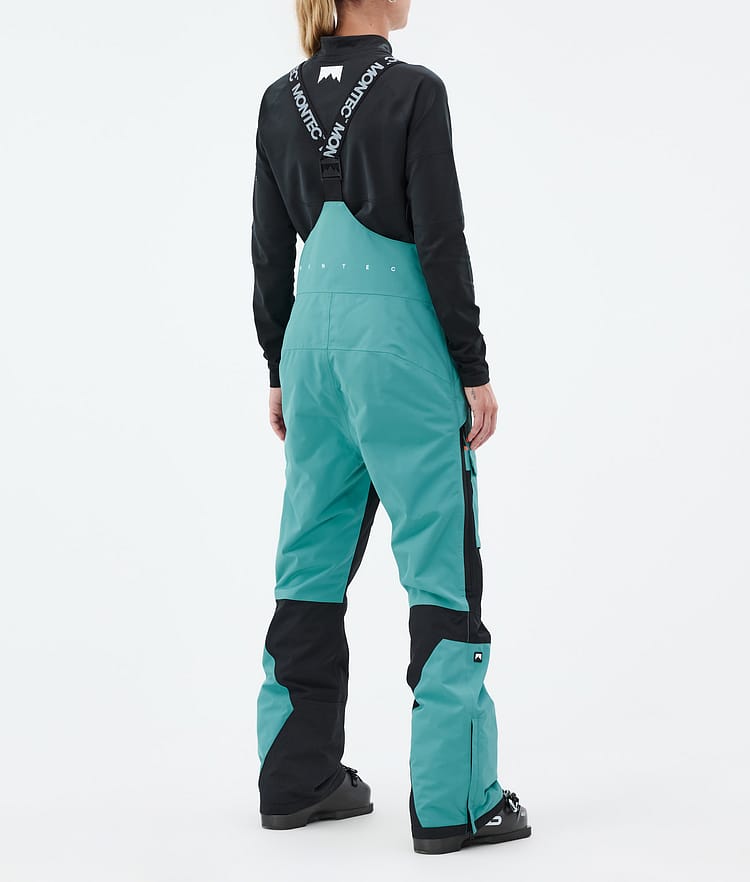 Montec Fawk W Lasketteluhousut Naiset Turquoise/Black, Kuva 4 / 7