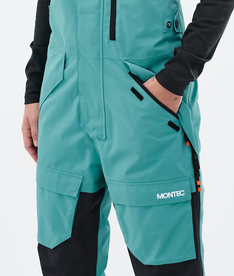 Montec Fawk W Lasketteluhousut Naiset Turquoise/Black, Kuva 5 / 7