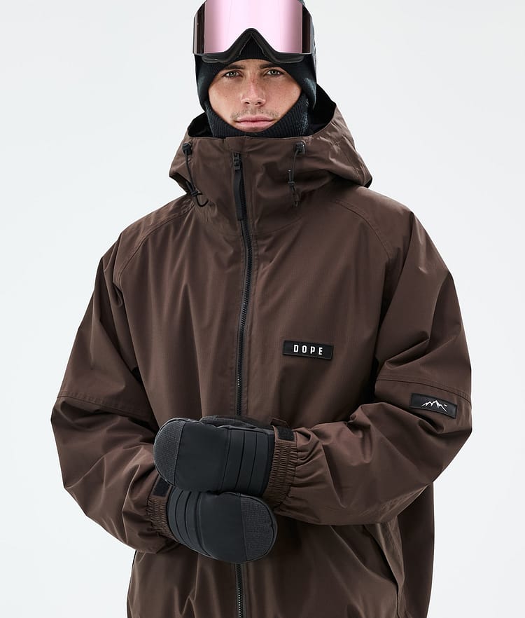 Dope Spartan Lumilautailutakki Miehet Dark Brown, Image 4 of 8