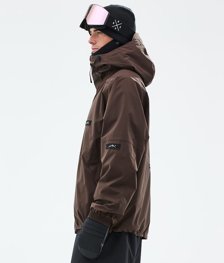 Dope Spartan Laskettelutakki Miehet Dark Brown, Image 6 of 9