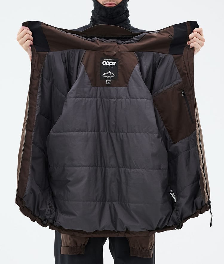 Dope Spartan Laskettelutakki Miehet Dark Brown, Image 9 of 9