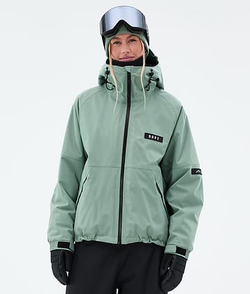 Dope Spartan W Lumilautailutakki Naiset Faded Green