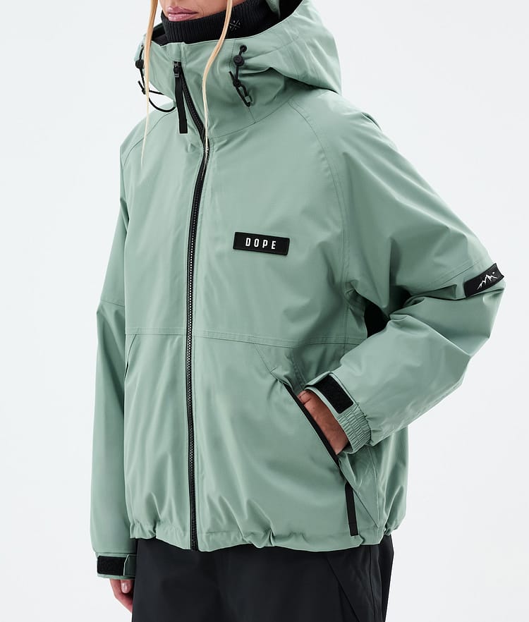 Dope Spartan W Lumilautailutakki Naiset Faded Green, Kuva 7 / 8
