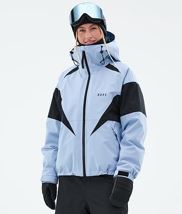 Dope Spartan W Lumilautailutakki Naiset Spike Light Blue/Black