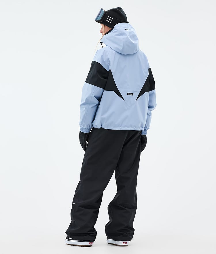 Dope Spartan W Lumilautailutakki Naiset Spike Light Blue/Black, Kuva 4 / 8