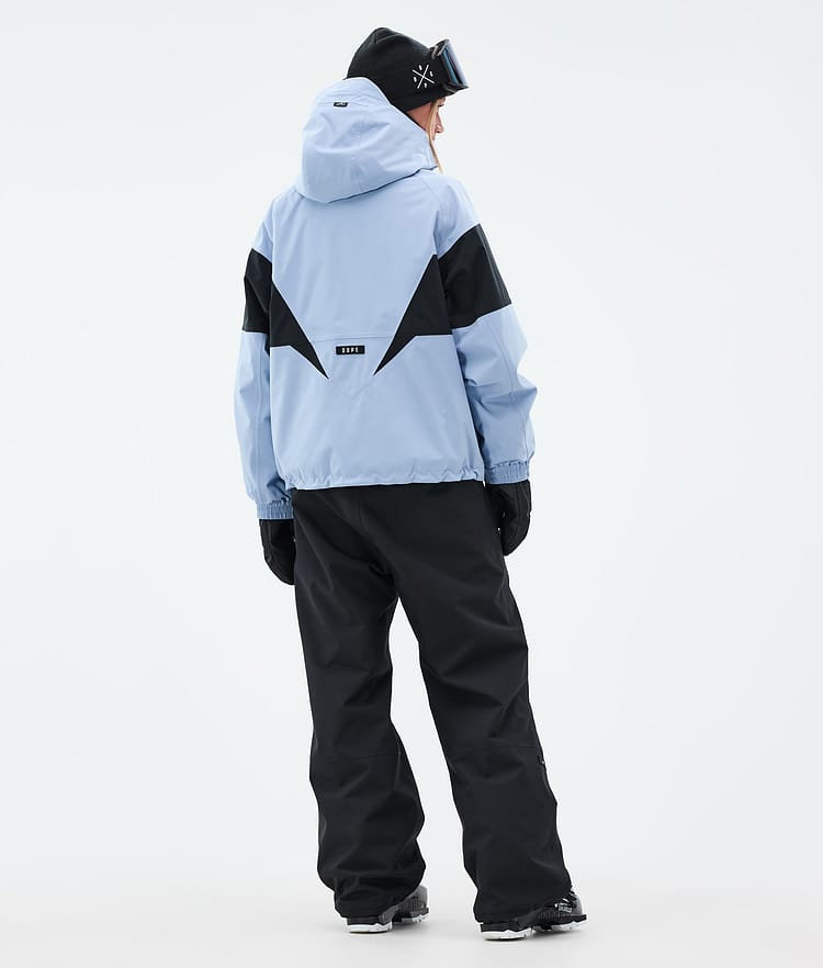 Dope Spartan W Laskettelutakki Naiset Spike Light Blue/Black, Kuva 4 / 8