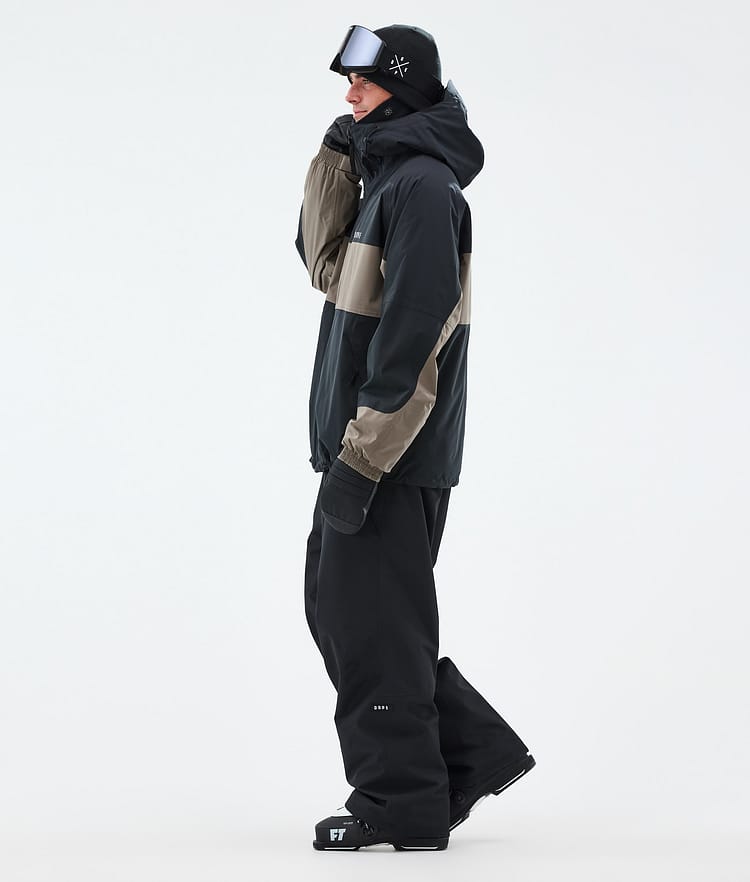 Dope Spartan Laskettelutakki Miehet Stripe Black/Walnut, Kuva 3 / 8
