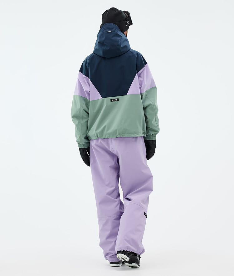 Dope Spartan W Laskettelutakki Naiset Sport Dark Blue/Faded Violet/Faded Green, Kuva 4 / 8