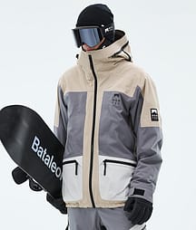 Montec Morpheus Lumilautailutakki Miehet Sand/Light Pearl/Light Grey