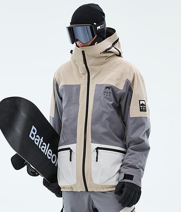 Montec Morpheus Lumilautailutakki Sand/Light Pearl/Light Grey