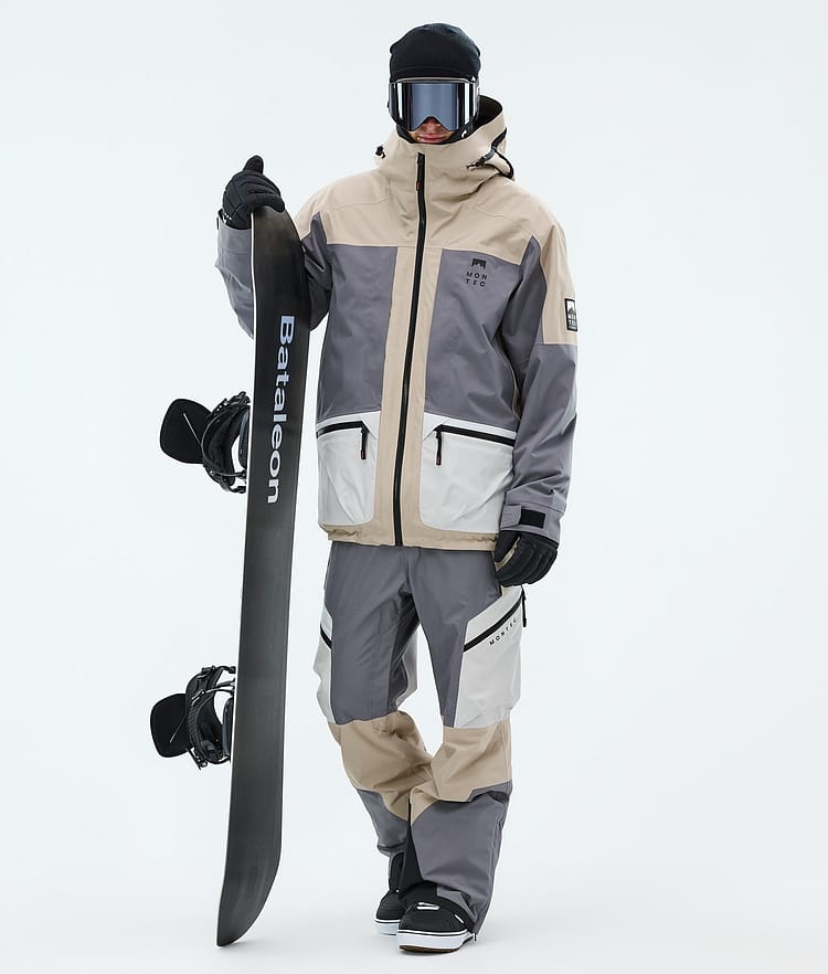 Montec Morpheus Lumilautailutakki Miehet Sand/Light Pearl/Light Grey, Image 2 of 9