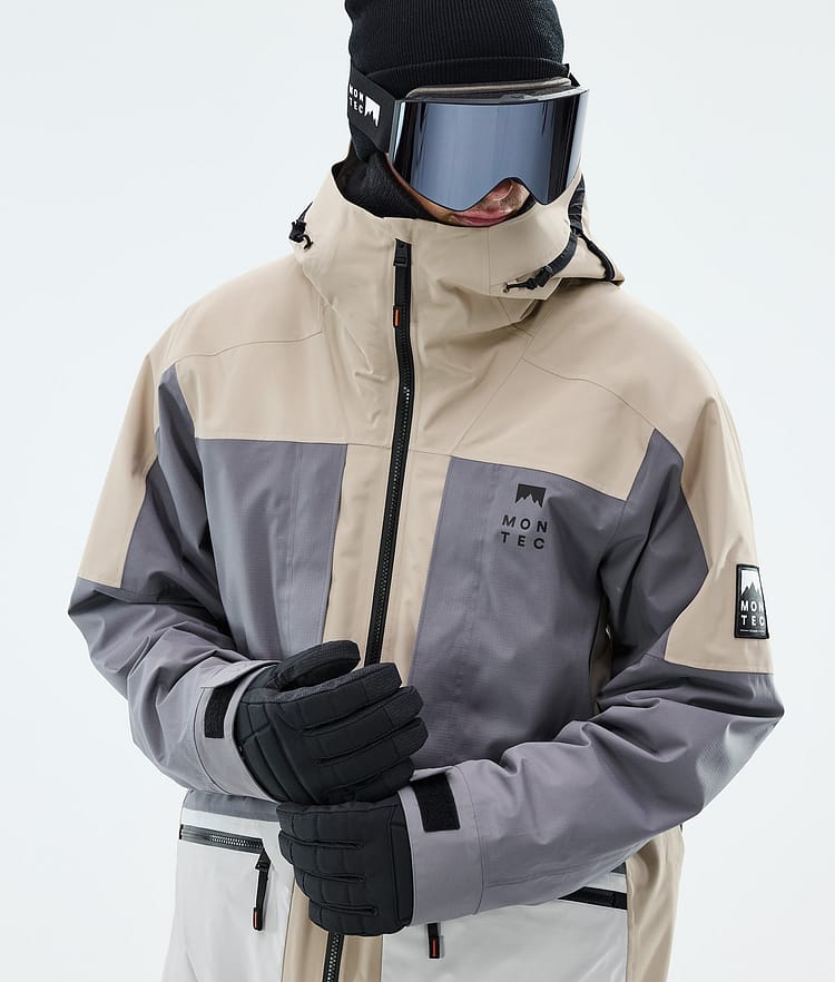 Montec Morpheus Lumilautailutakki Miehet Sand/Light Pearl/Light Grey, Image 4 of 9
