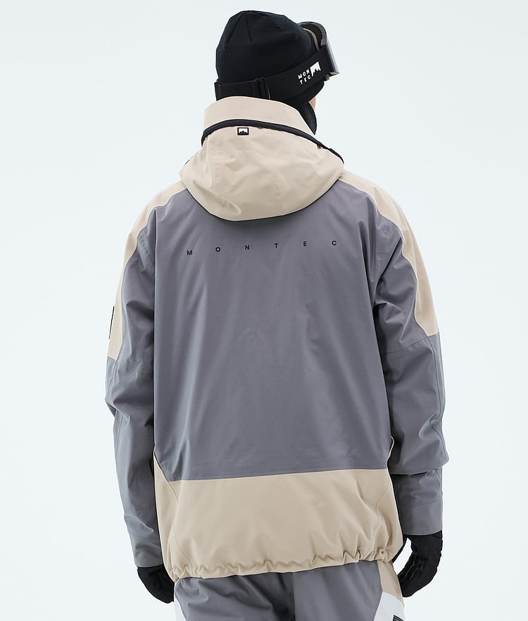 Montec Morpheus Lumilautailutakki Miehet Sand/Light Pearl/Light Grey, Image 6 of 9