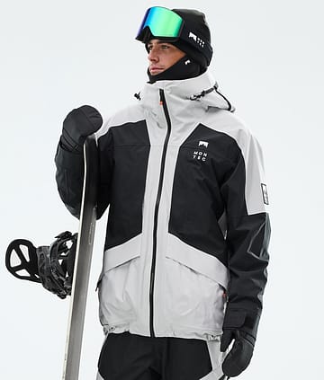 Montec Morpheus Lumilautailutakki Miehet Light Grey/Black