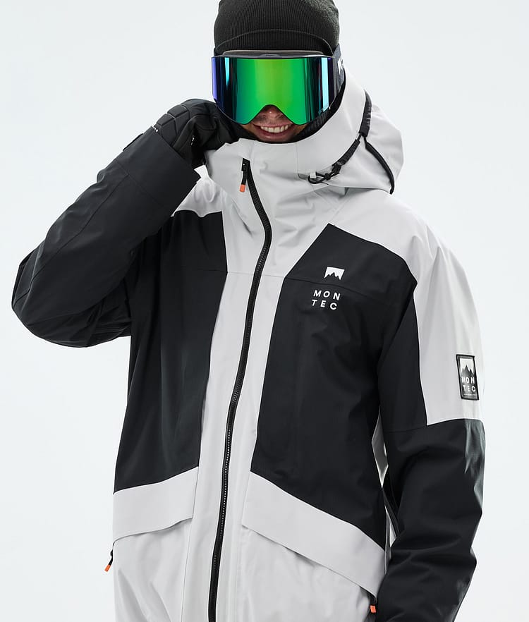 Montec Morpheus Laskettelutakki Miehet Light Grey/Black, Kuva 2 / 10