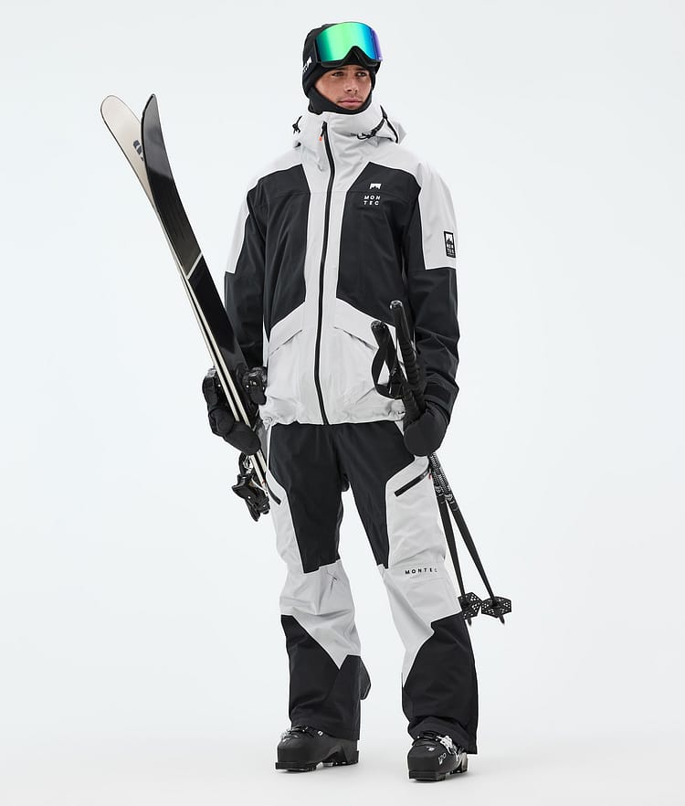 Montec Morpheus Laskettelutakki Miehet Light Grey/Black, Kuva 3 / 10