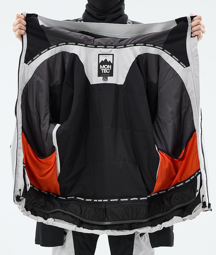 Montec Morpheus Laskettelutakki Miehet Light Grey/Black, Kuva 10 / 10