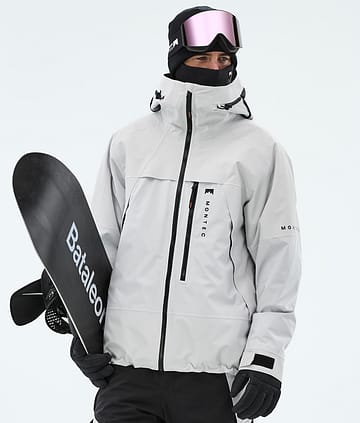Montec Oracle Lumilautailutakki Light Grey