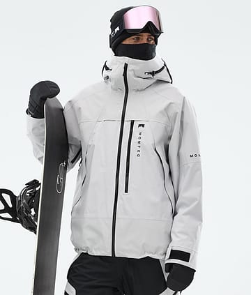 Montec Oracle Lumilautailutakki Miehet Light Grey