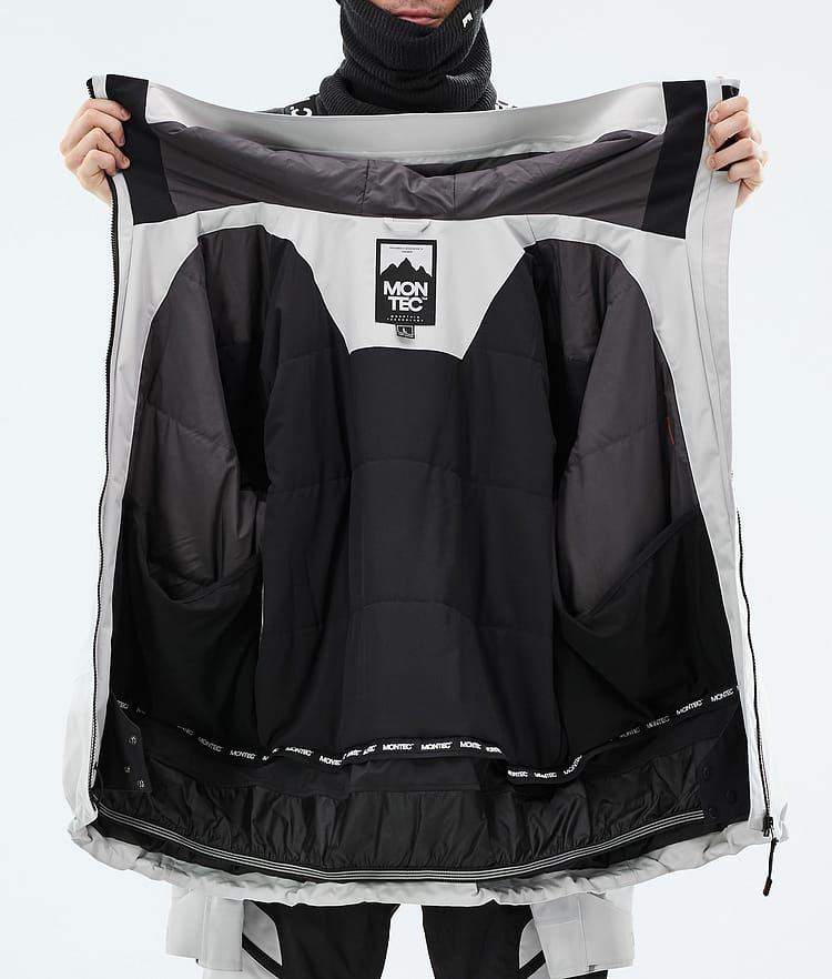 Montec Oracle Laskettelutakki Miehet Light Grey, Image 10 of 10